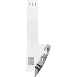 vidaXL Campana extractora de pared acero vidrio templado 60 cm Blanco