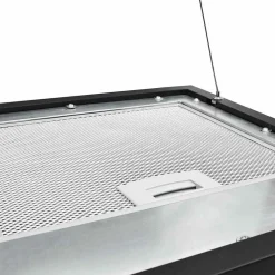 vidaXL Cocina Y Comedor-Campana extractora colgante táctil LCD acero recubierto 37 cm