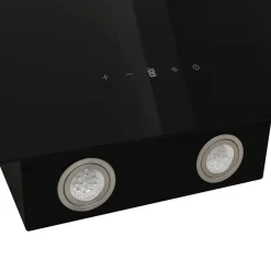 vidaXL Cocina Y Comedor-Campana extractora pared acero y vidrio templado 60 cm