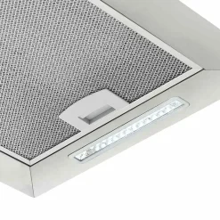 vidaXL Campana extractora colgante táctil LCD acero inoxidable 37 cm Plateado Hot