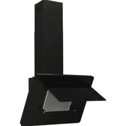 vidaXL Campana extractora acero inoxidable vidrio templado 60 cm Negro Outlet