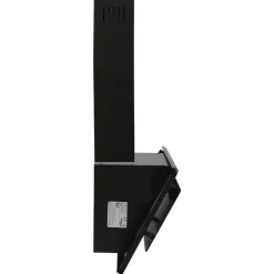 vidaXL Campana extractora acero inoxidable vidrio templado 60 cm Negro Outlet