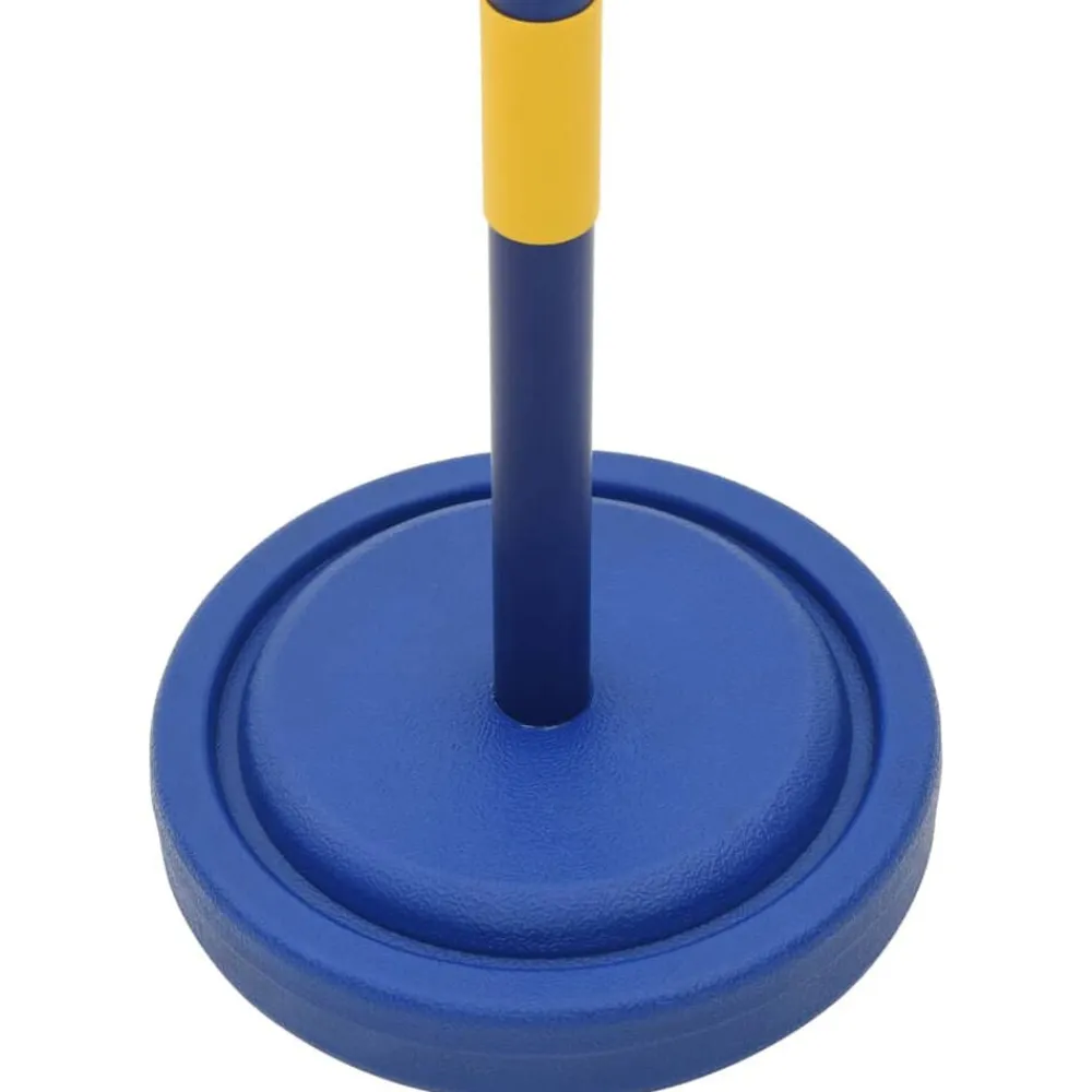vidaXL Juguetes-Canasta de baloncesto ajustable con pelota y bomba 90/121 cm