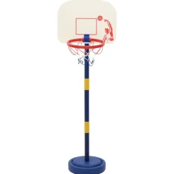 vidaXL Juguetes-Canasta de baloncesto ajustable con pelota y bomba 90/121 cm