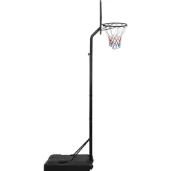 vidaXL Canasta de baloncesto polietileno 282-352 cm Negro Sale