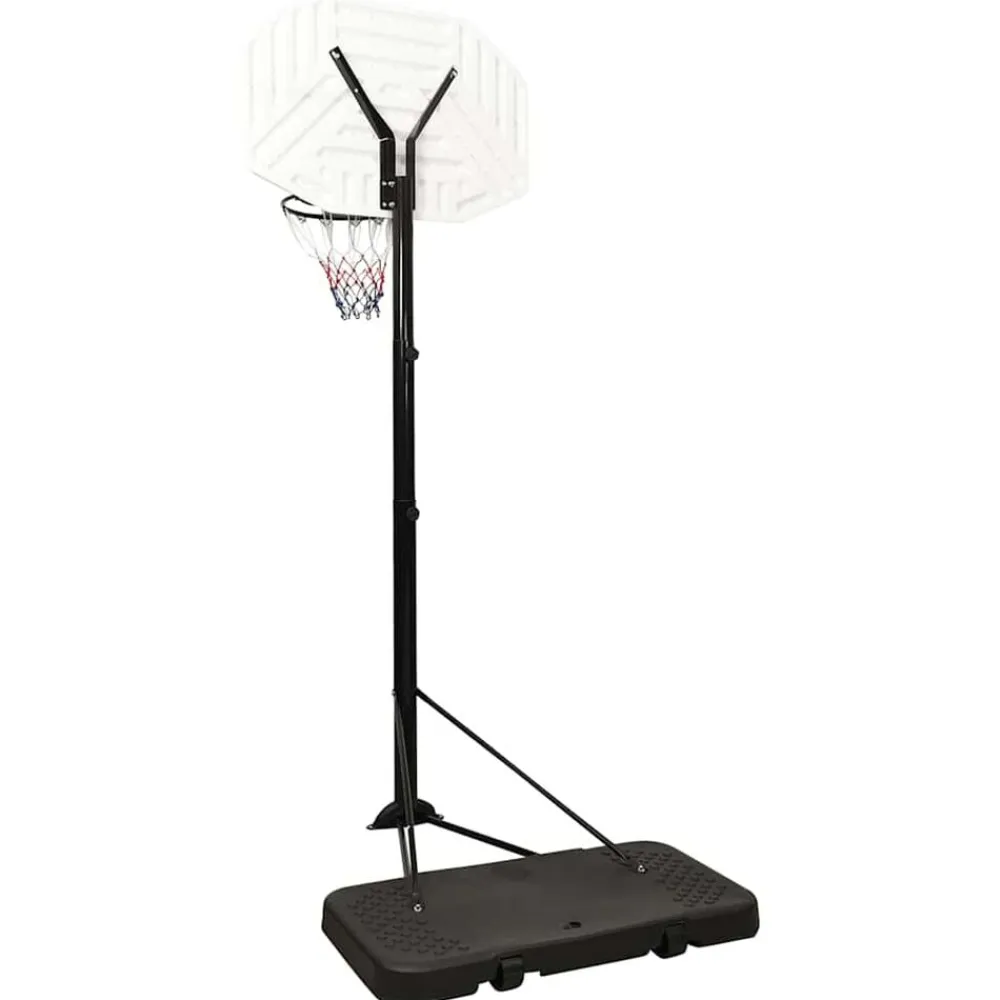 vidaXL Equipamiento Para Atletismo-Canasta de baloncesto polietileno 258-363 cm
