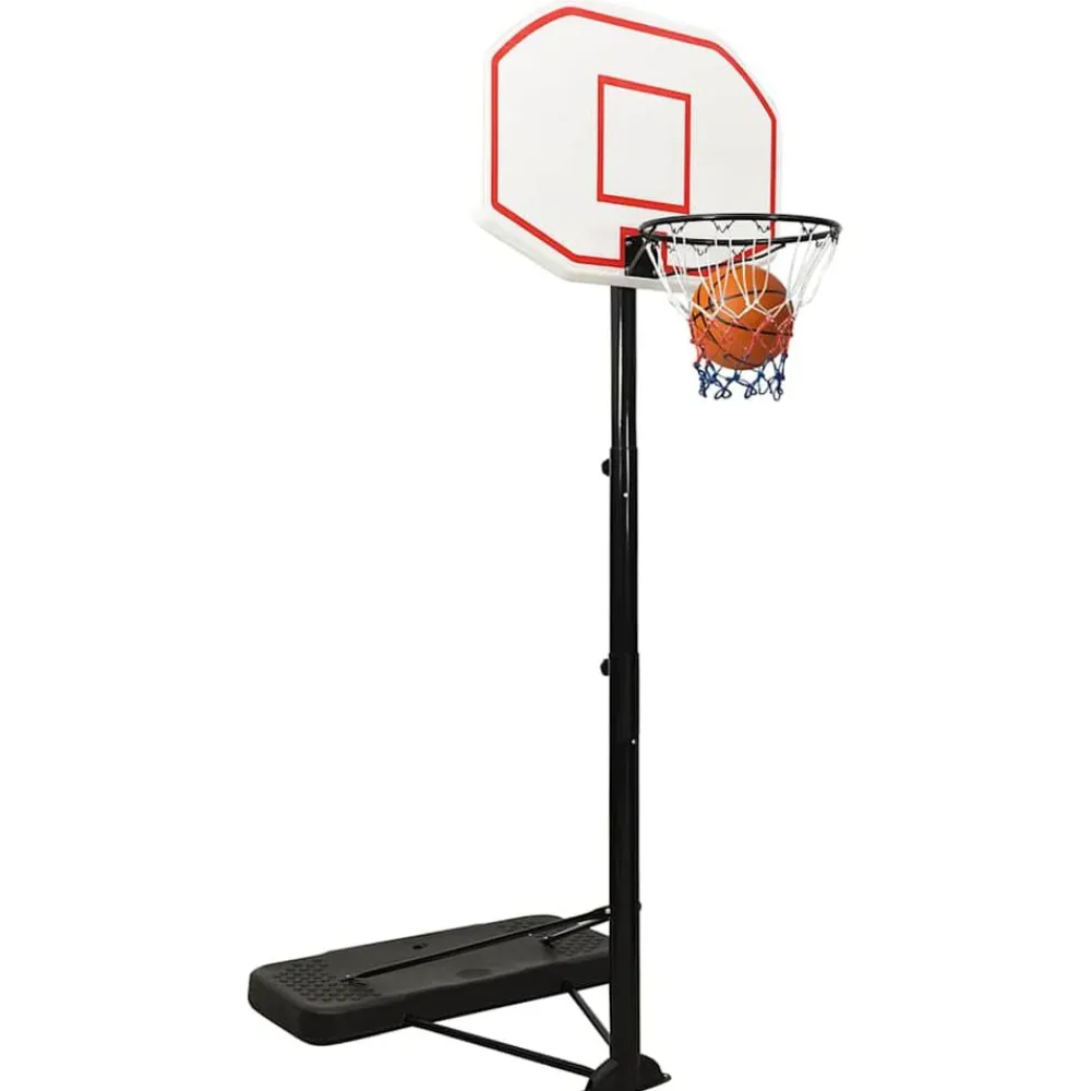 vidaXL Equipamiento Para Atletismo-Canasta de baloncesto polietileno 258-363 cm