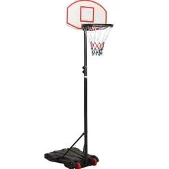 vidaXL Canasta de baloncesto polietileno 216-250 cm Blanco Sale