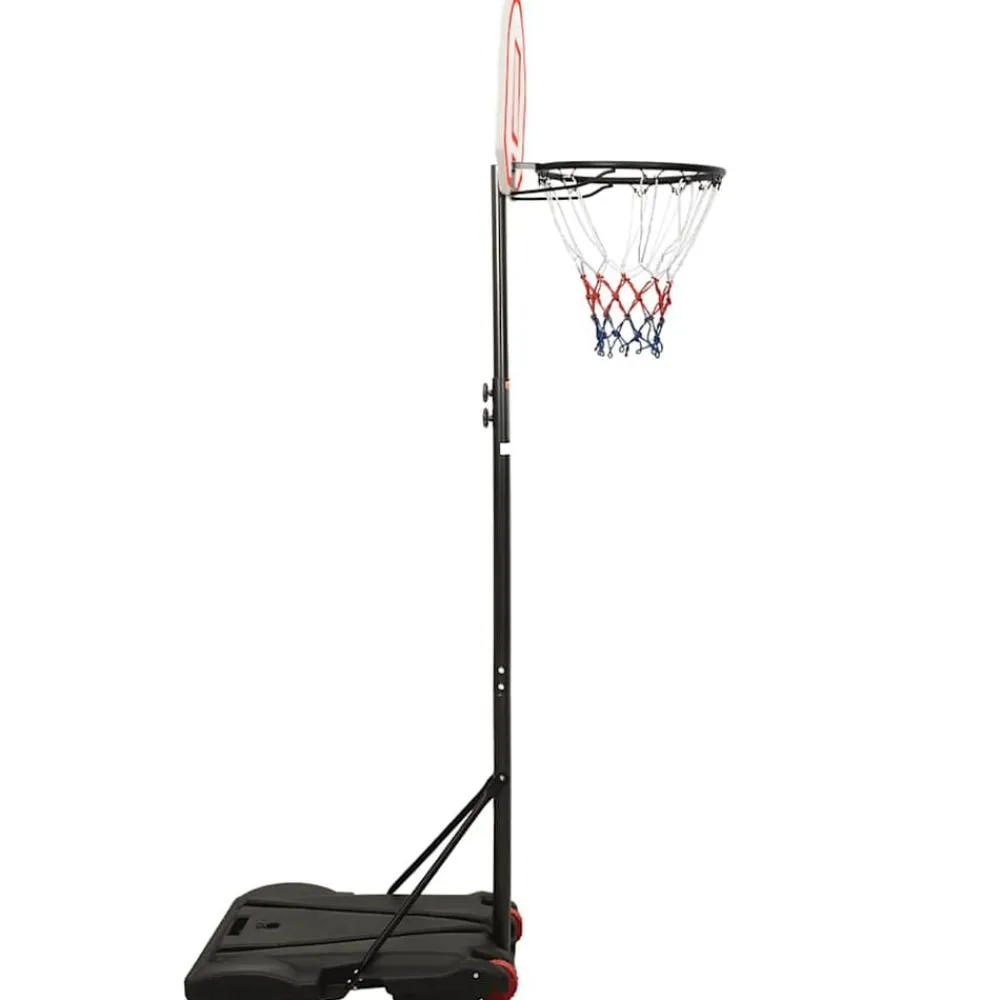 vidaXL Canasta de baloncesto polietileno 216-250 cm Blanco Sale