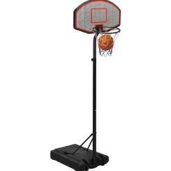vidaXL Equipamiento Para Atletismo-Canasta de baloncesto polietileno 237-307 cm