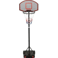 vidaXL Canasta de baloncesto polietileno 216-250 cm Negro Outlet