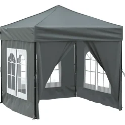 vidaXL Jardín-Carpa de fiesta plegable con paredes laterales 2x2 m