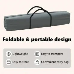 vidaXL Jardín-Carpa de fiesta plegable con paredes laterales 2x2 m