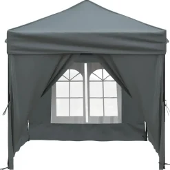 vidaXL Jardín-Carpa de fiesta plegable con paredes laterales 2x2 m