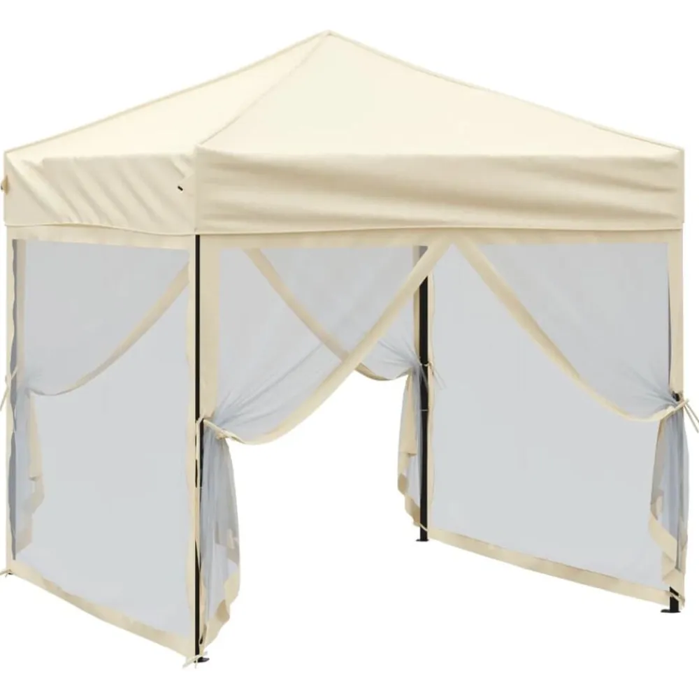 vidaXL Jardín-Carpa para fiestas plegable con paredes laterales 2x2 m