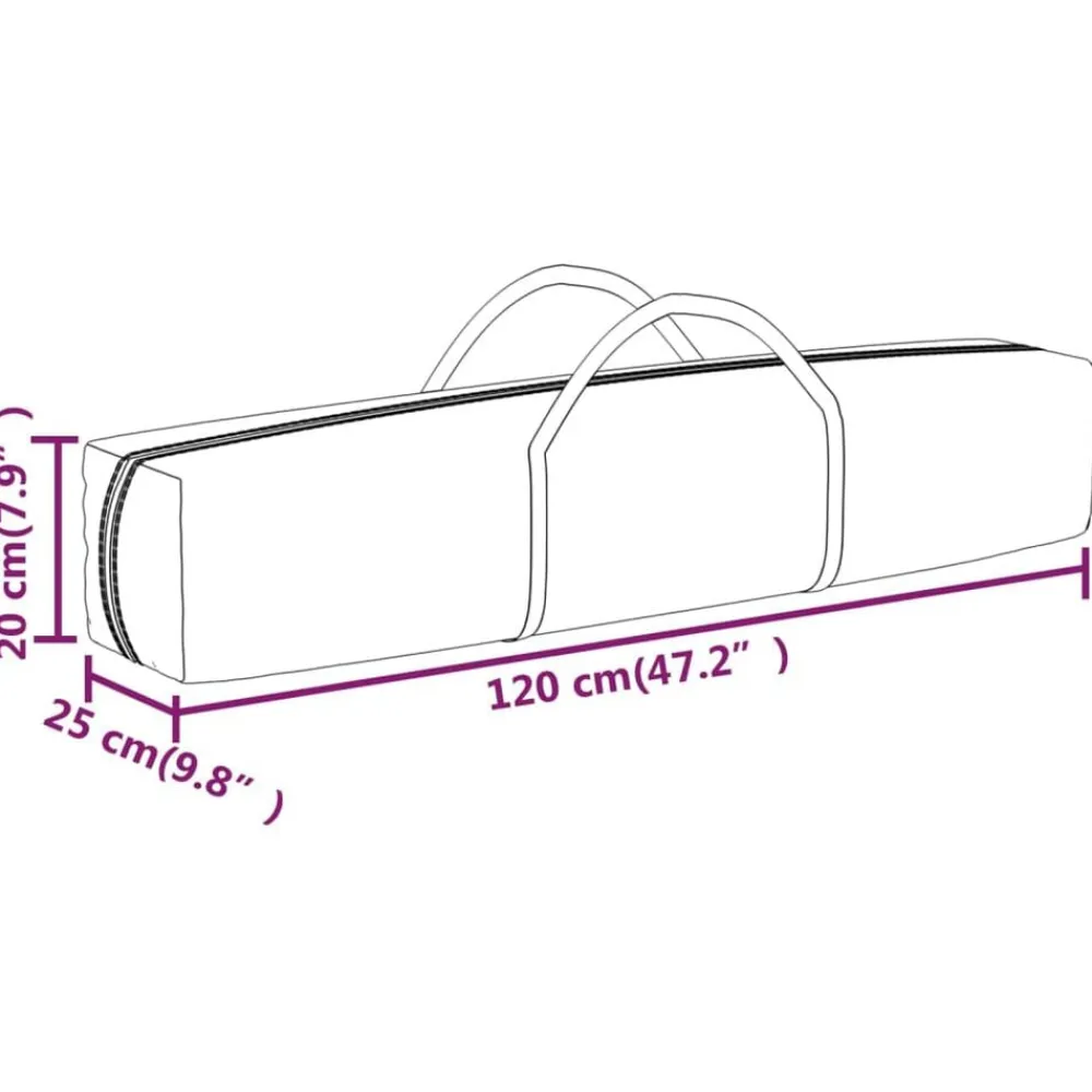 vidaXL Jardín-Carpa para fiestas plegable 2x2 m