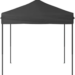 vidaXL Jardín-Carpa para fiestas plegable gris 2x2 m