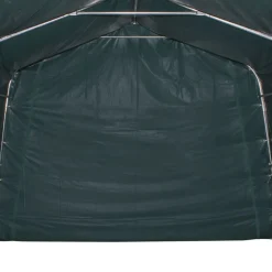vidaXL Agricultura-Carpa para ganado desmontable PVC verde oscuro 550g/m² 3,3x3,2m