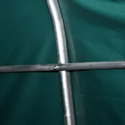 vidaXL Agricultura-Carpa para ganado desmontable PVC verde oscuro 550g/m² 3,3x3,2m