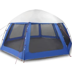 vidaXL Carpa para piscina con desmontables y paredes azul 510x510 cm Azul celeste Discount
