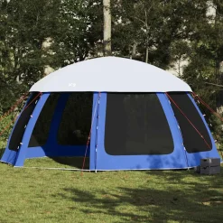 vidaXL Carpa para piscina con desmontables y paredes azul 510x510 cm Azul celeste Discount