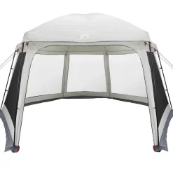 vidaXL Actividades Al Aire Libre-Carpa para piscina con desmontables y paredes 512x458 cm