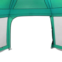 vidaXL Carpa para piscina con desmontables y paredes verde 512x458 cm Verde mar Clearance