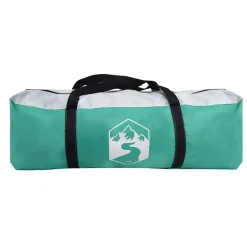 vidaXL Carpa para piscina con desmontables y paredes verde 512x458 cm Verde mar Clearance