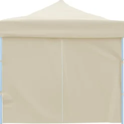 vidaXL Carpa plegable Pop-up con 8 paredes laterales 870x291x315 cm Crema Discount