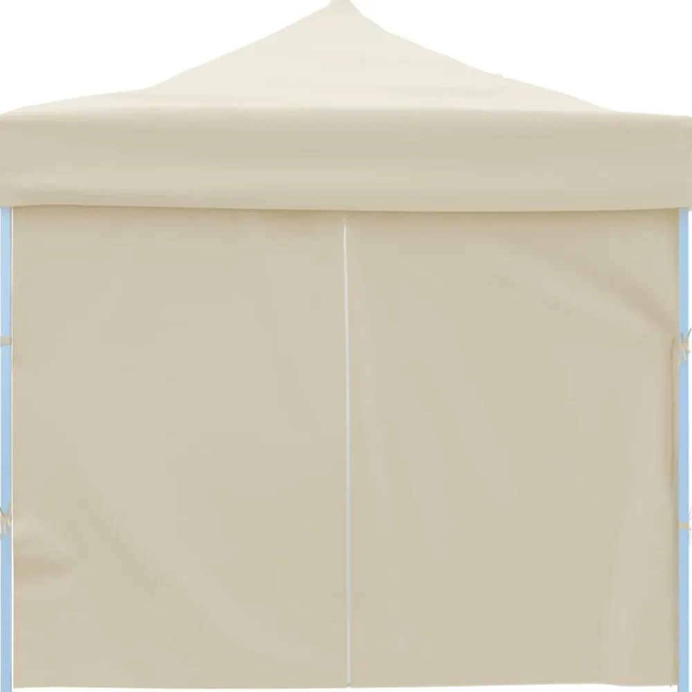 vidaXL Carpa plegable Pop-up con 8 paredes laterales 870x291x315 cm Crema Discount