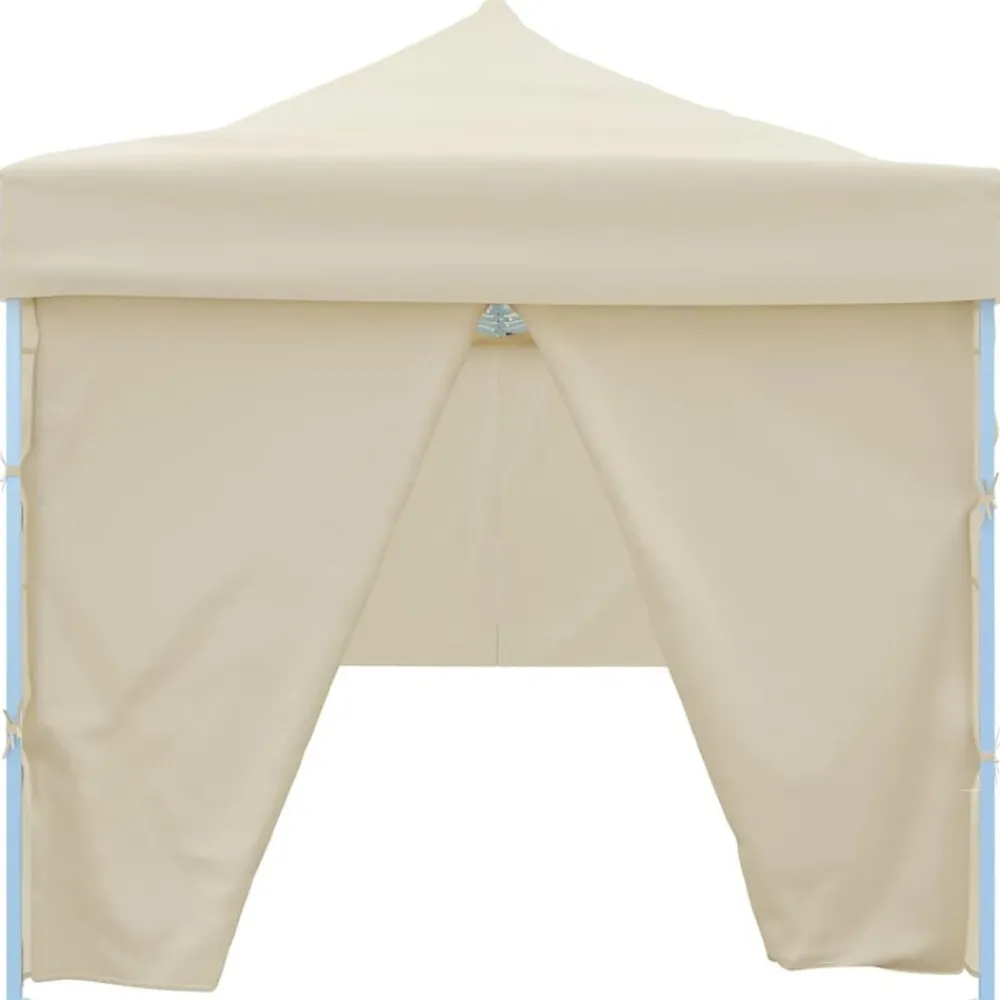 vidaXL Carpa plegable Pop-up con 8 paredes laterales 870x291x315 cm Crema Discount