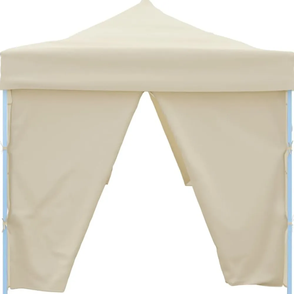 vidaXL Carpa plegable Pop-up con 8 paredes laterales 870x291x315 cm Crema Discount