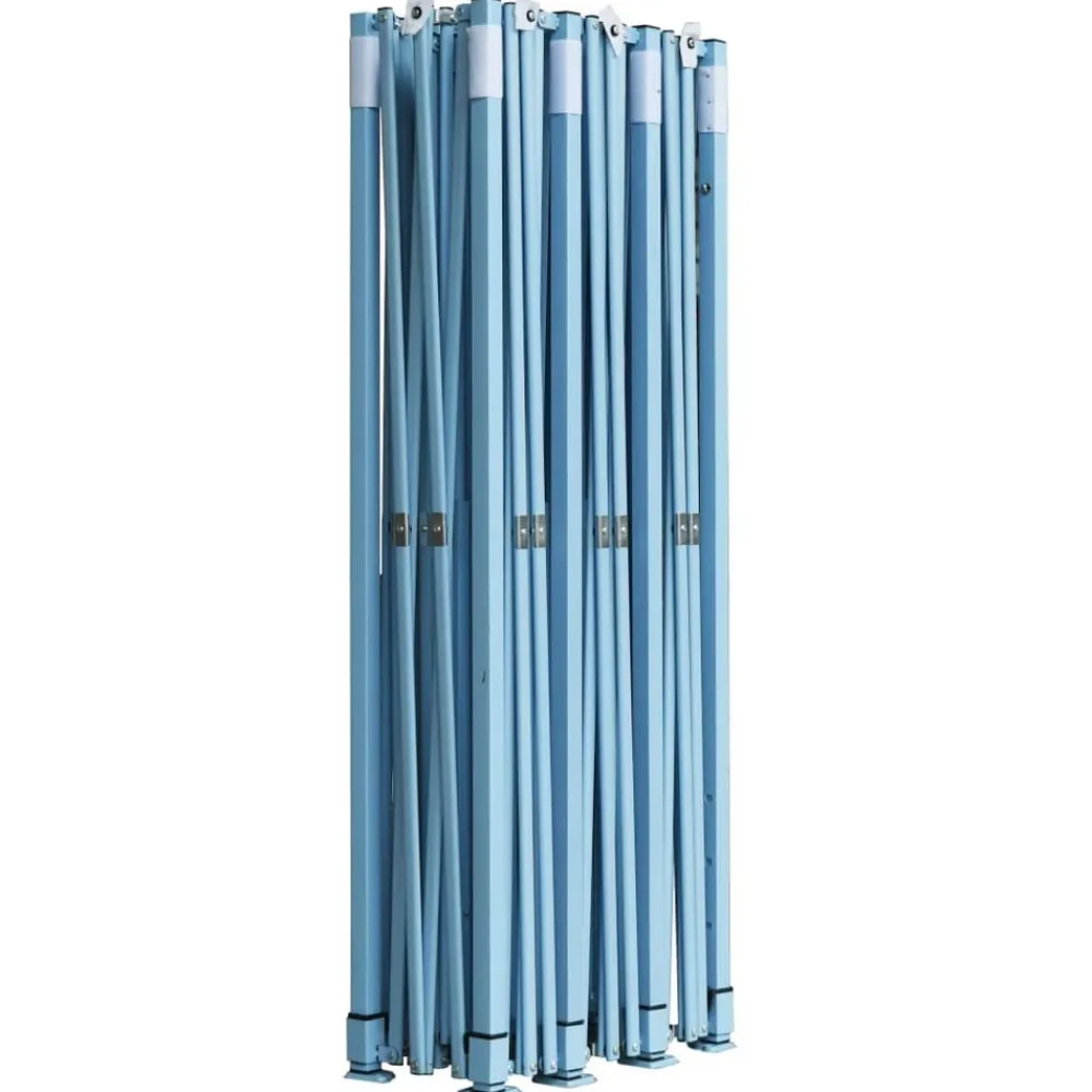 vidaXL Carpa plegable Pop-up con 8 paredes laterales 870x291x315 cm Crema Discount