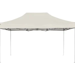 vidaXL Carpa plegable profesional de aluminio 4,5x3 m Crema Clearance