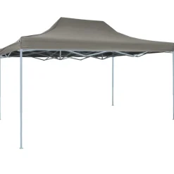 vidaXL Jardín-Carpa pleglable Pop-Up gris 3x4,5 m
