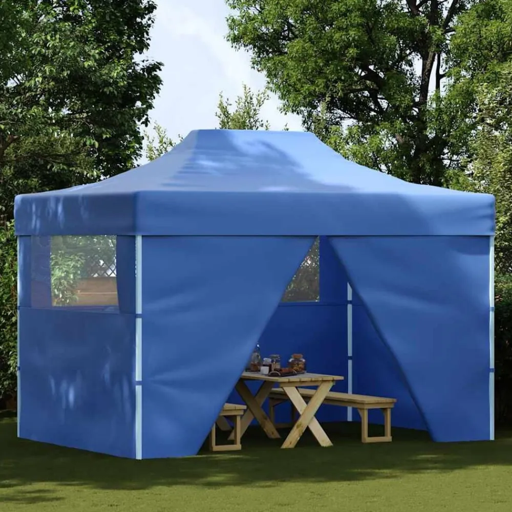 vidaXL Jardín-Carpa pleglable Pop-up con 4 paredes 3x4,5 m