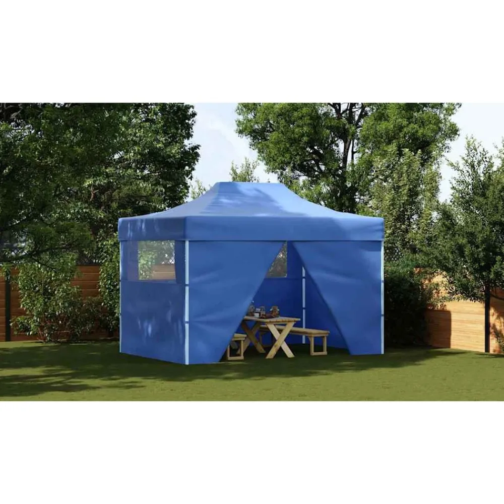 vidaXL Jardín-Carpa pleglable Pop-up con 4 paredes 3x4,5 m