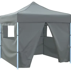 vidaXL Jardín-Carpa pleglable Pop-Up con 4 paredes 3x3 m