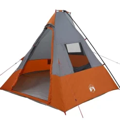 vidaXL Actividades Al Aire Libre-Carpa Tipi con techo 383 x 338 x 217 cm tafetán
