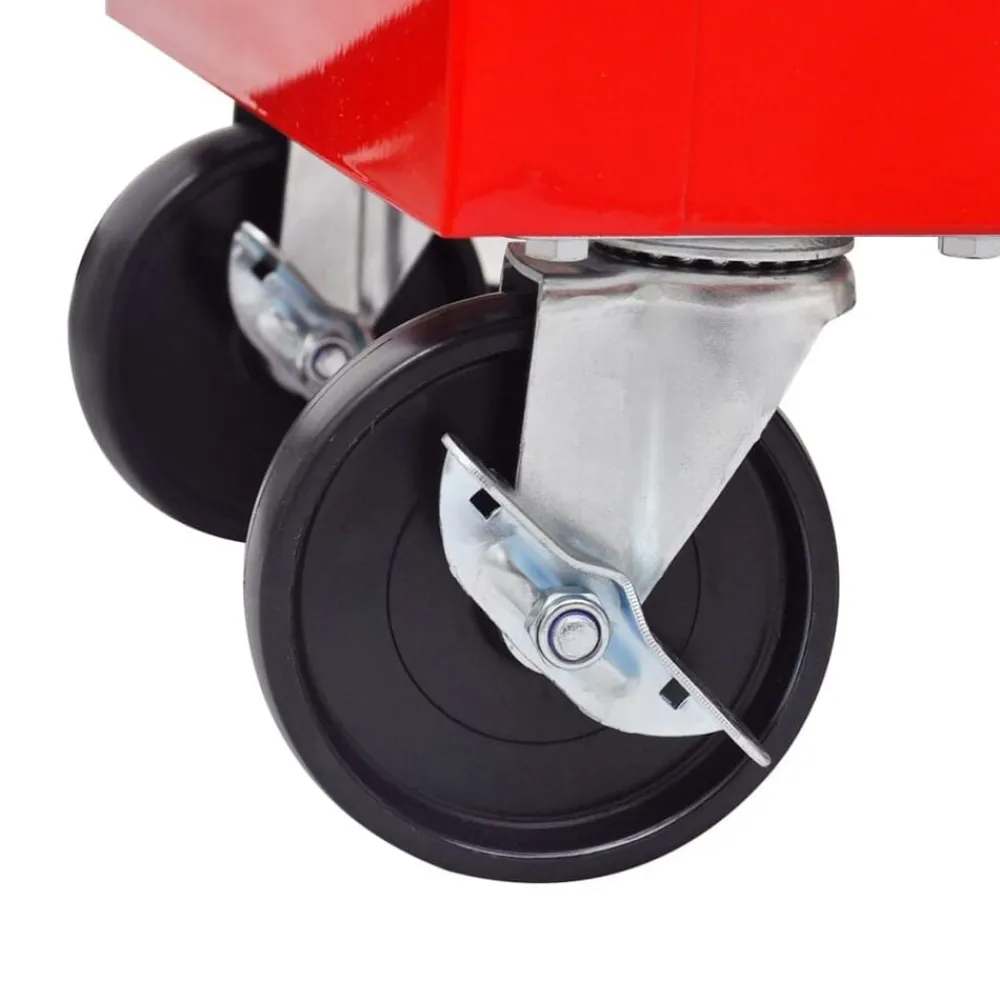 vidaXL Herramientas-Carrito caja de herramientas 7 cajones