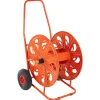 vidaXL Accesorios De Bricolaje-Carrito carrete para manguera de 140 m 3/4" acero