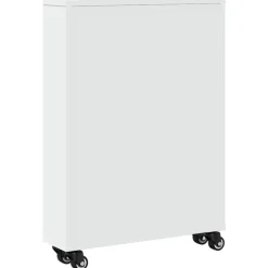 vidaXL Estanterías-Carrito de almacenaje estrecho madera 48x13x68 cm