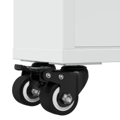 vidaXL Estanterías-Carrito de almacenaje estrecho madera 48x13x68 cm