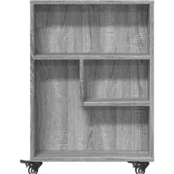 vidaXL Estanterías-Carrito de almacenaje estrecho madera 48x13x68 cm