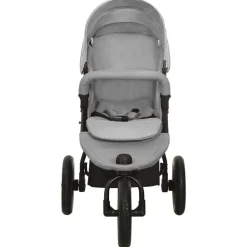 vidaXL Carrito de bebés de acero Gris claro Online