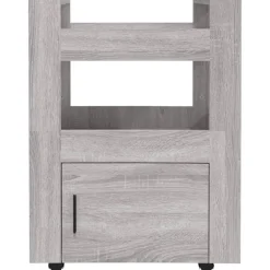 vidaXL Carrito de cocina madera contrachapada 60x45x80 cm Gris sonoma Clearance