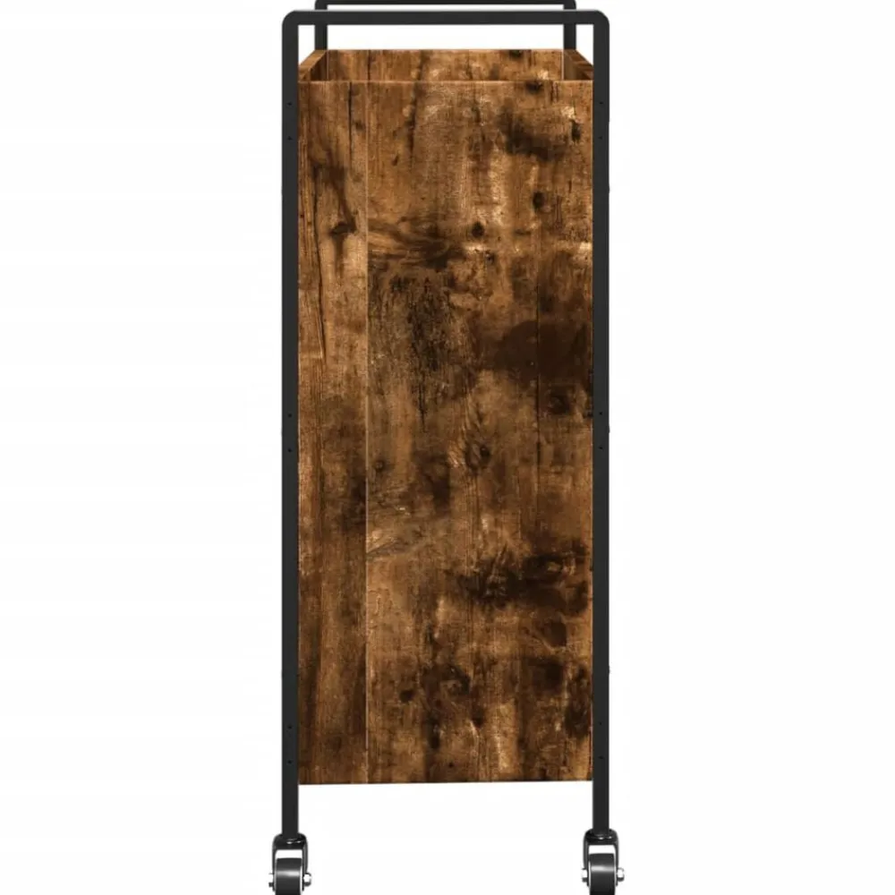 vidaXL Carros E Islas-Carrito de cocina madera ingeniería 70x30x82 cm
