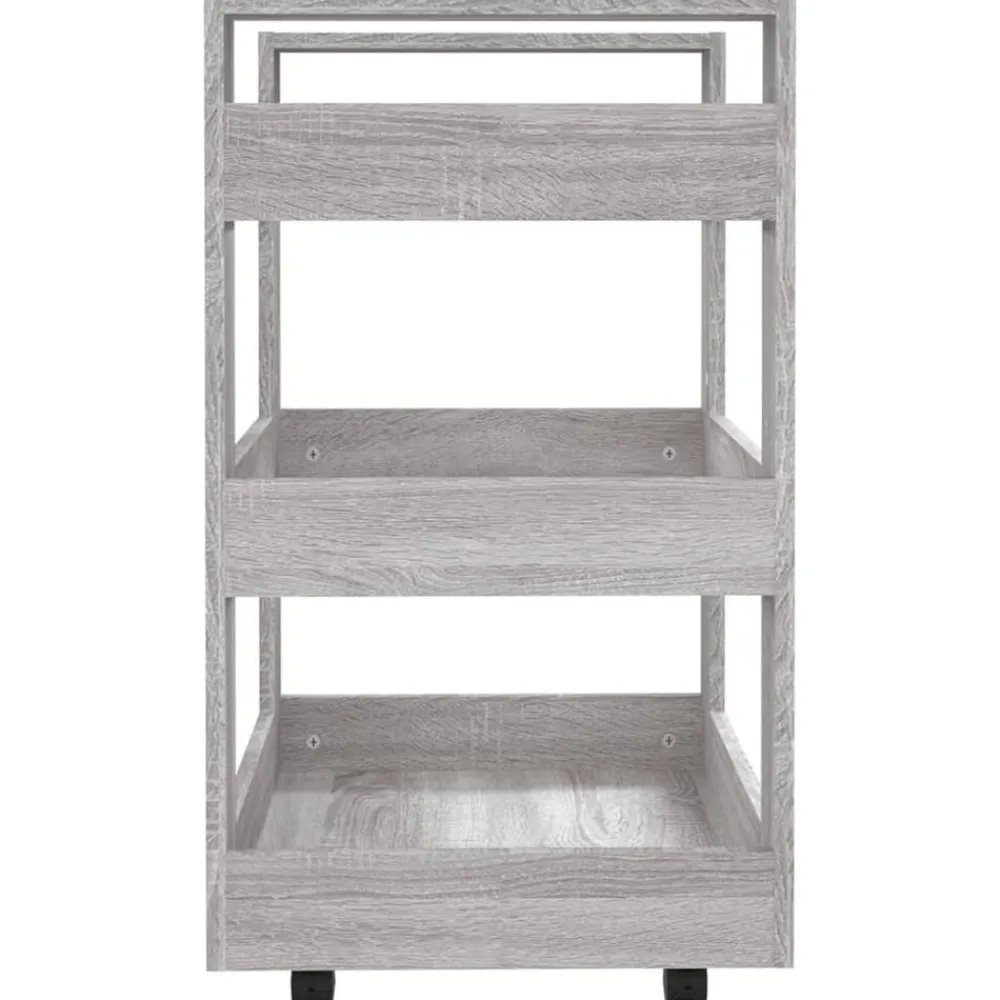 vidaXL Carros E Islas-Carrito de cocina madera contrachapada 60x45x80 cm