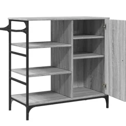 vidaXL Carrito de cocina de madera 87,5x38,5x84,5 cm Gris sonoma Hot