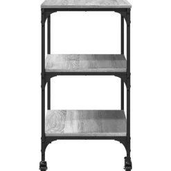 vidaXL Carrito de cocina madera de ingeniería 60x41x76 cm Gris sonoma Sale